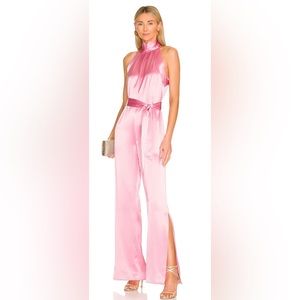 Something Navy Silky Jumpsuit